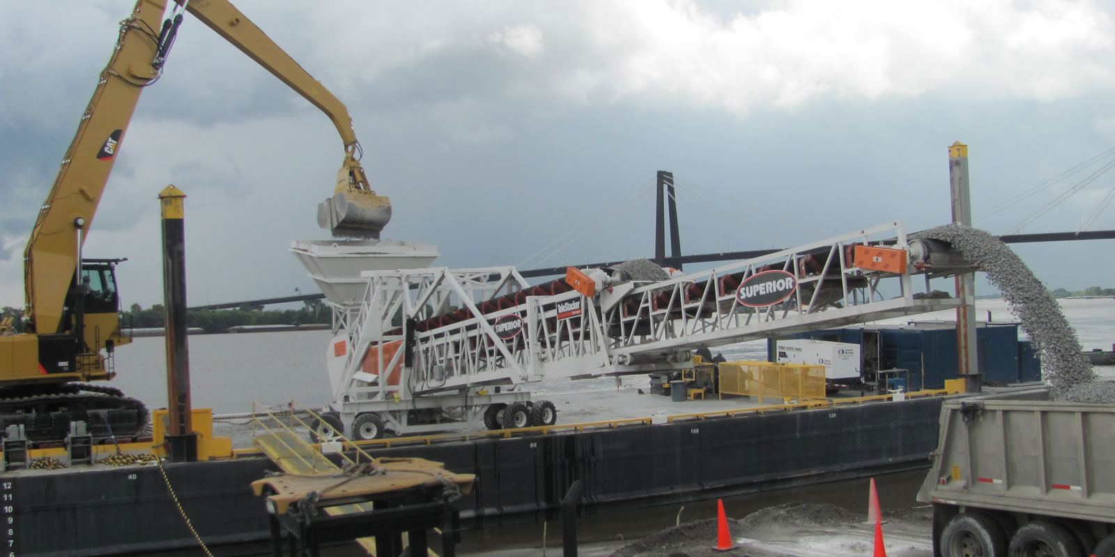 Pontchartrain Materials Corporation Marine Construction Unloading