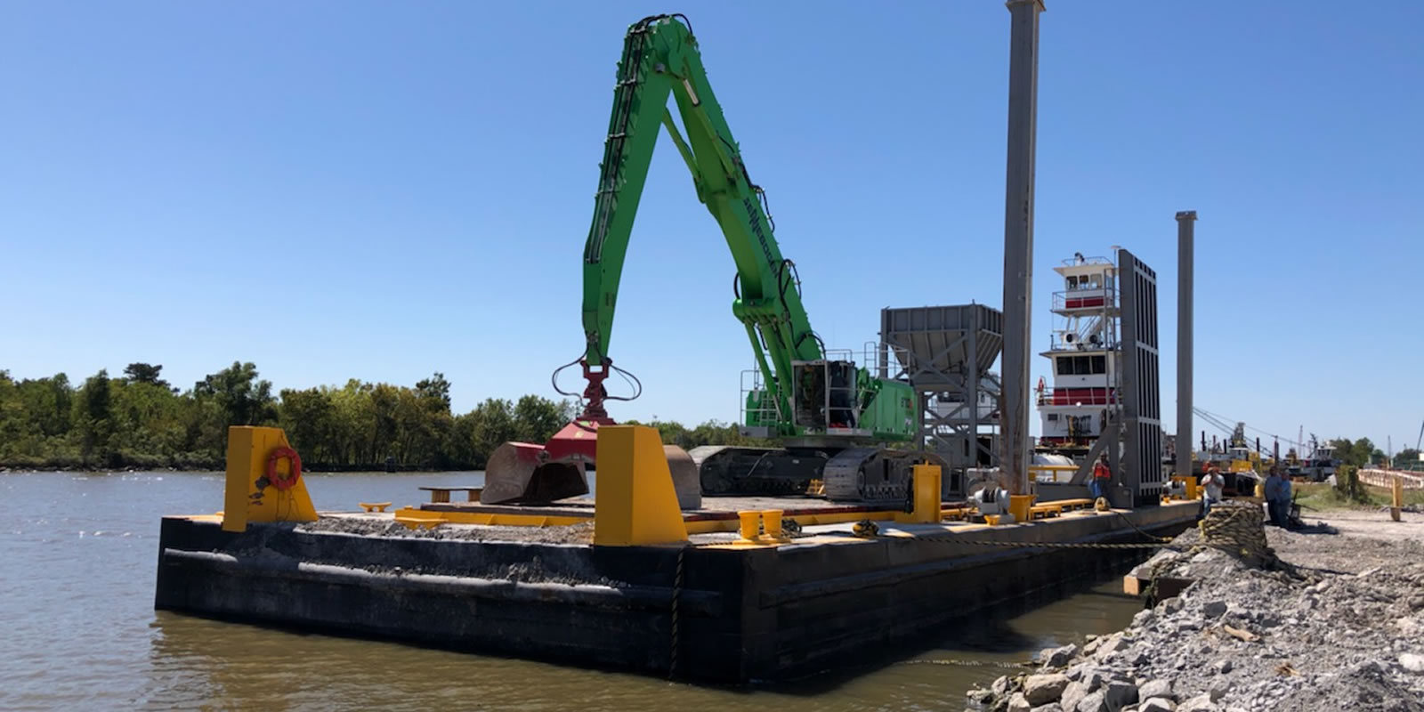 Pontchartrain Materials Corporation Marine Construction Unloading